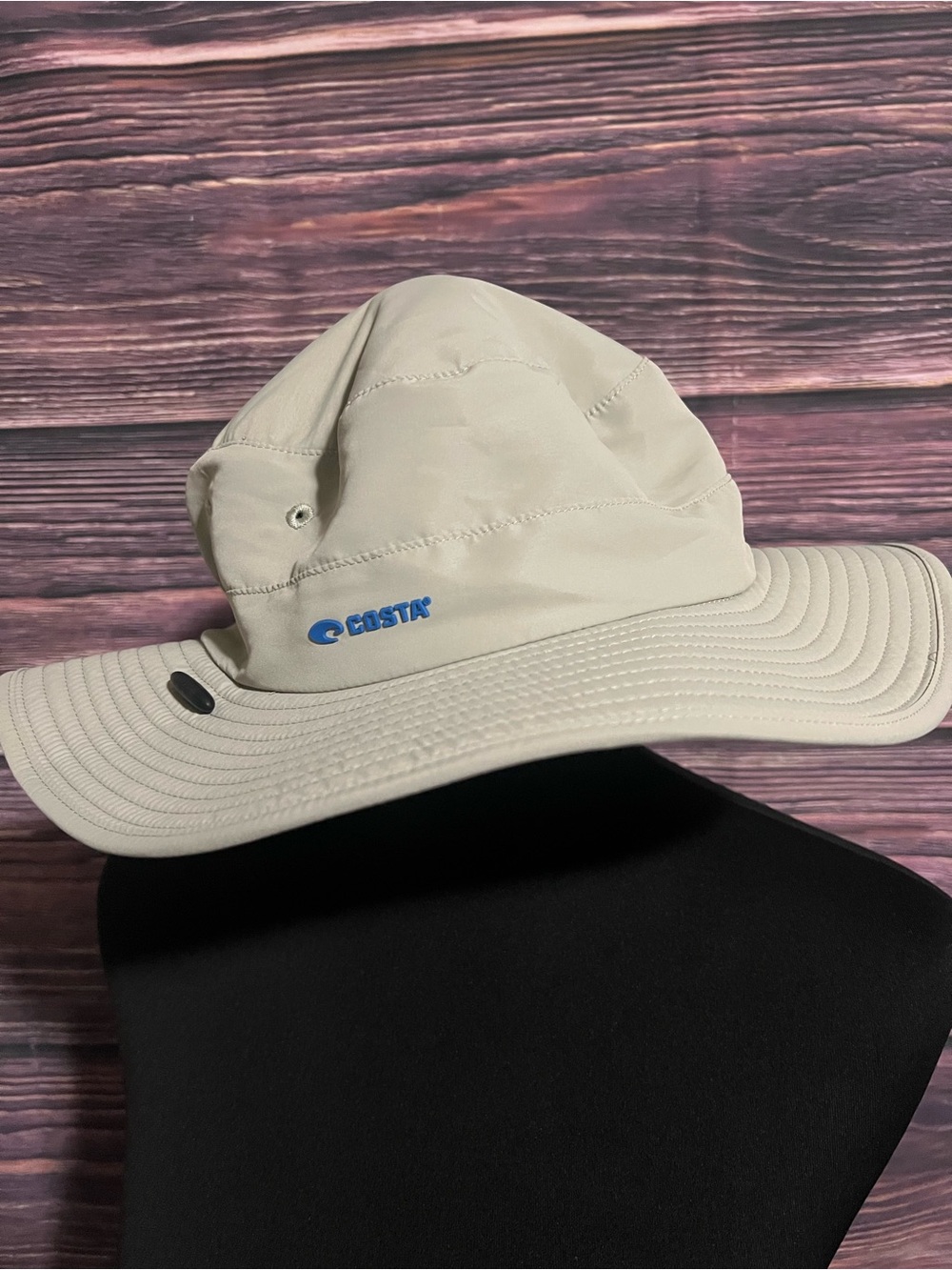 Costa Outdoor Sun Hat with Blue Logo